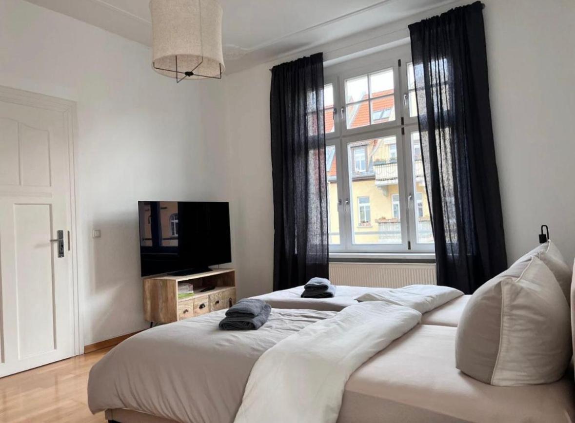Feine Apartments In Der Suedstadt Von Erfurt Mit Kostenlosen Stellplatz & Flasche Wein Zur Begruessung Exteriér fotografie